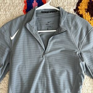 Nike Pro fitted, quarter zip